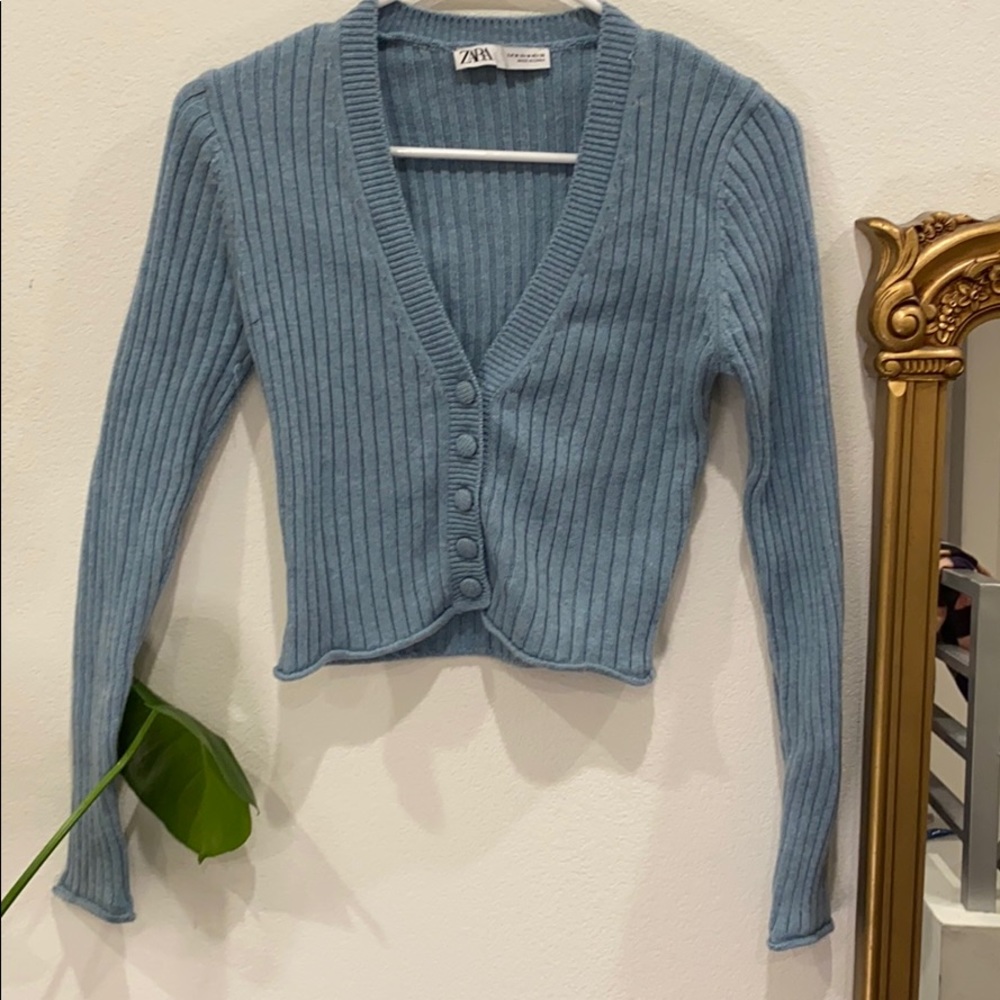 Zara Mini Blue 90s Sweater